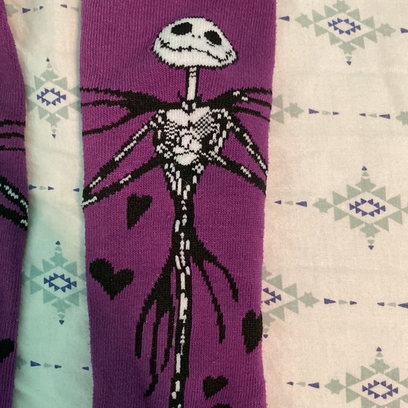 Disney Jack The Skeleton Nightmare Before Christmas Socks - Picture 8 of 14